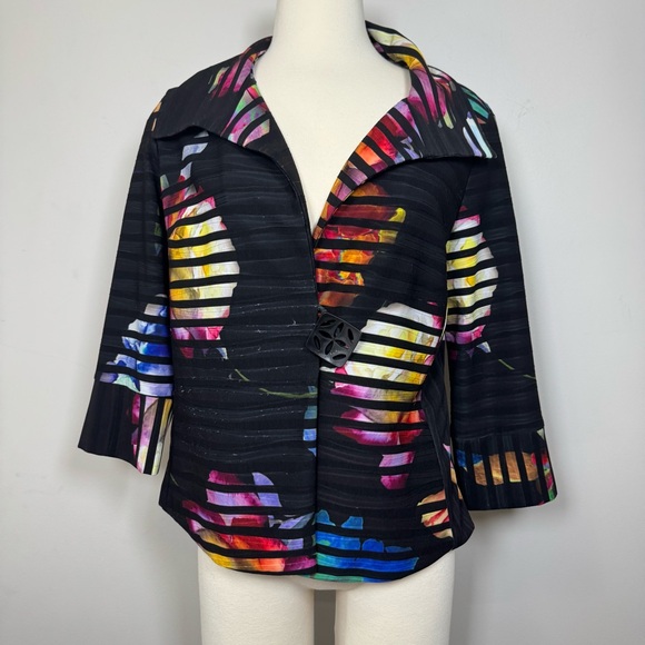 Joseph Ribkoff Vibrant Patterned Blazer - Picture 1 of 8
